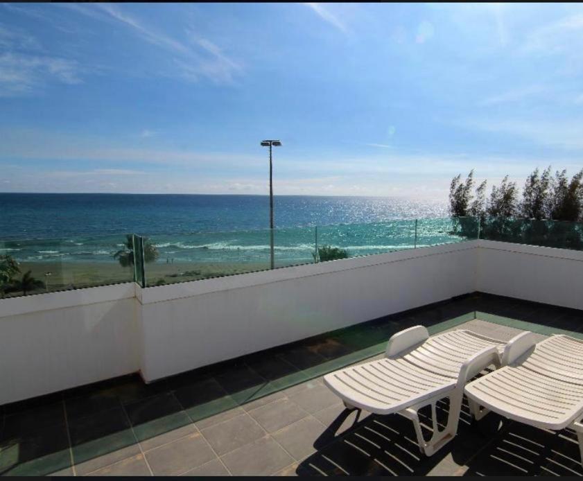 Precioso apartamento en 1ª línea de mar San Agustín Exterior foto